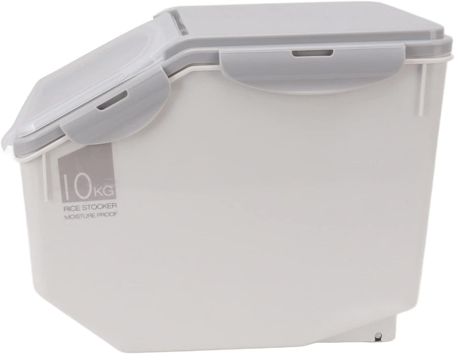 10KG Airtight Rice Storage Container Double Seal Grain Dispenser
