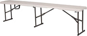 Pair 6ft Folding Benches Portable Plastic Party Picnic Camping Seats