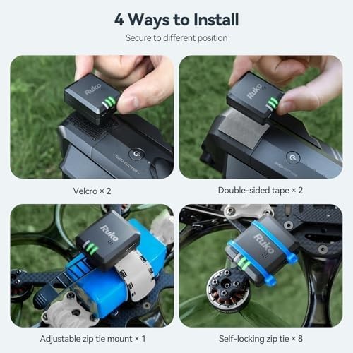 Ruko R111S GPS Tracker & FAA Compliant Remote ID Module for Drones