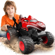 RC Monster Truck Car for Kids 3+ – 360° Spin, LED Lights & Music Toy