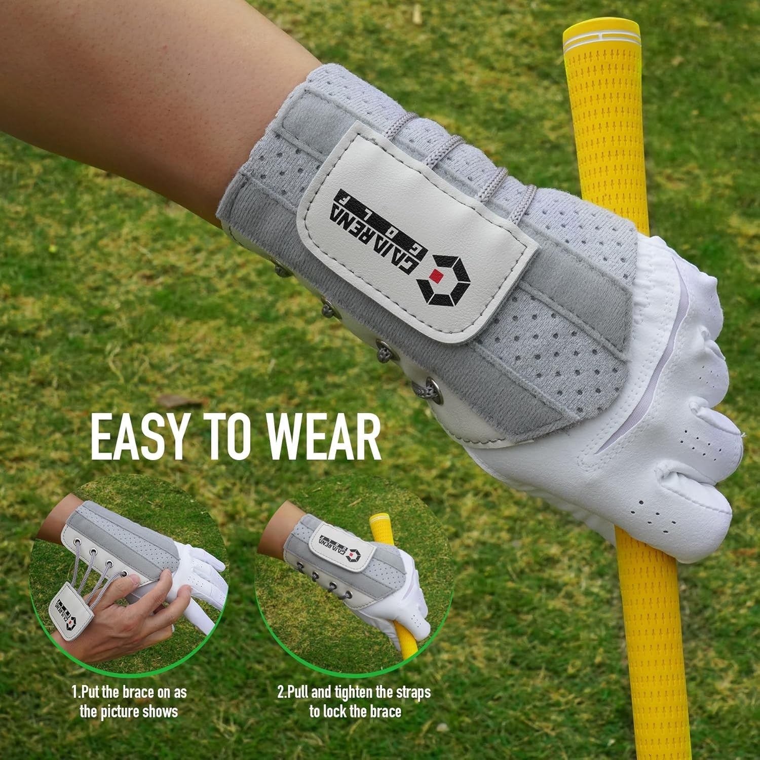Golf Wrist Brace Swing Trainer Hinge Aid Correct Angle & Tempo