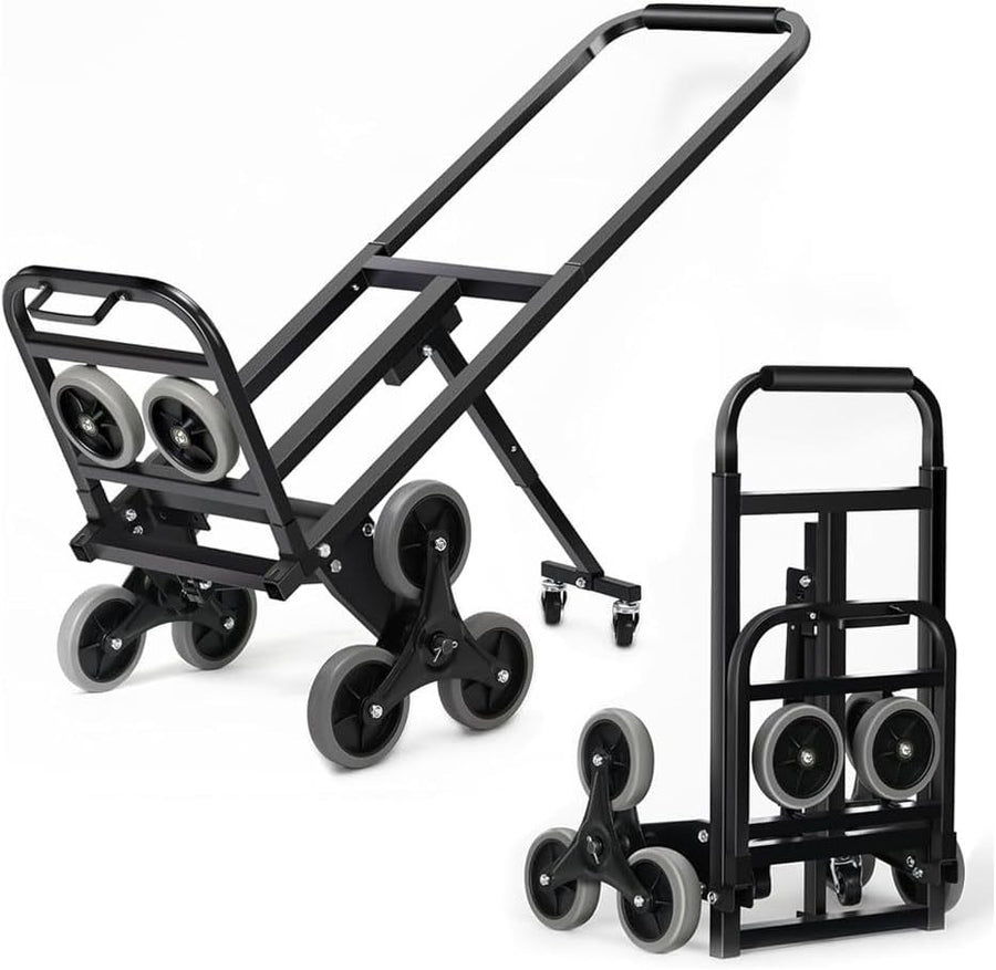 Heavy Duty Stair Climbing Cart 250kg Folding Hand Truck Trolley