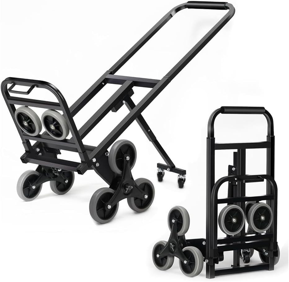 Heavy Duty Stair Climbing Cart 250kg Folding Hand Truck Trolley