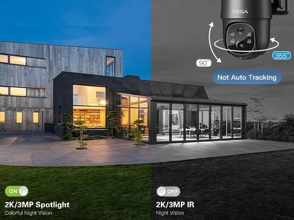 4G LTE Solar Security Camera 2K PTZ No WiFi Outdoor CCTV Alarm