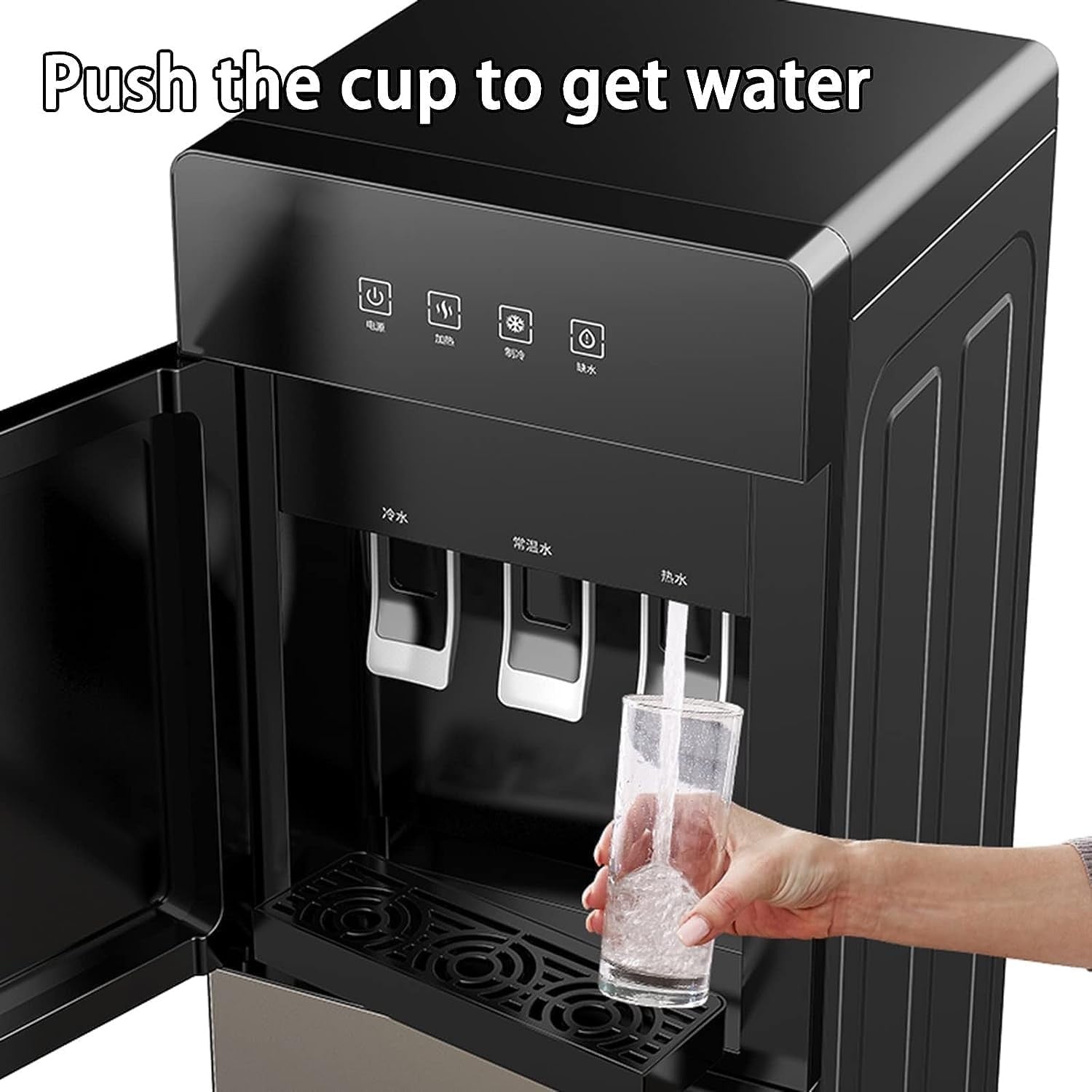 3-in-1 Hot Cold Water Dispenser Bottom Load 5 Gallon Home Office