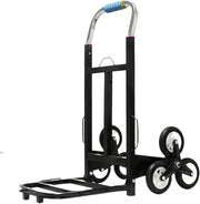 Stair Climbing Hand Trolley Lightweight Folding Sack Truck 6 Wheel