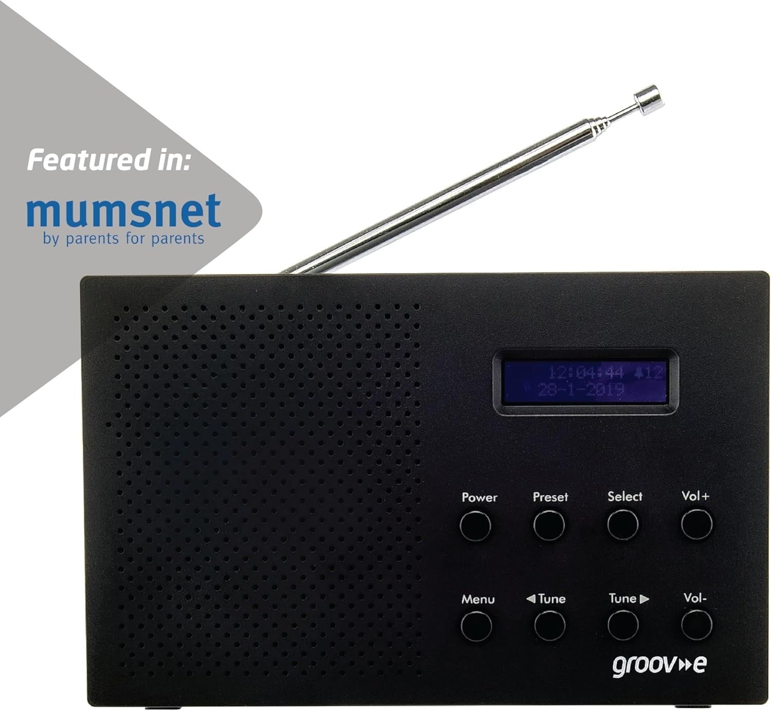Portable DAB FM Radio Bluetooth Alarm Clock LCD 20 Presets