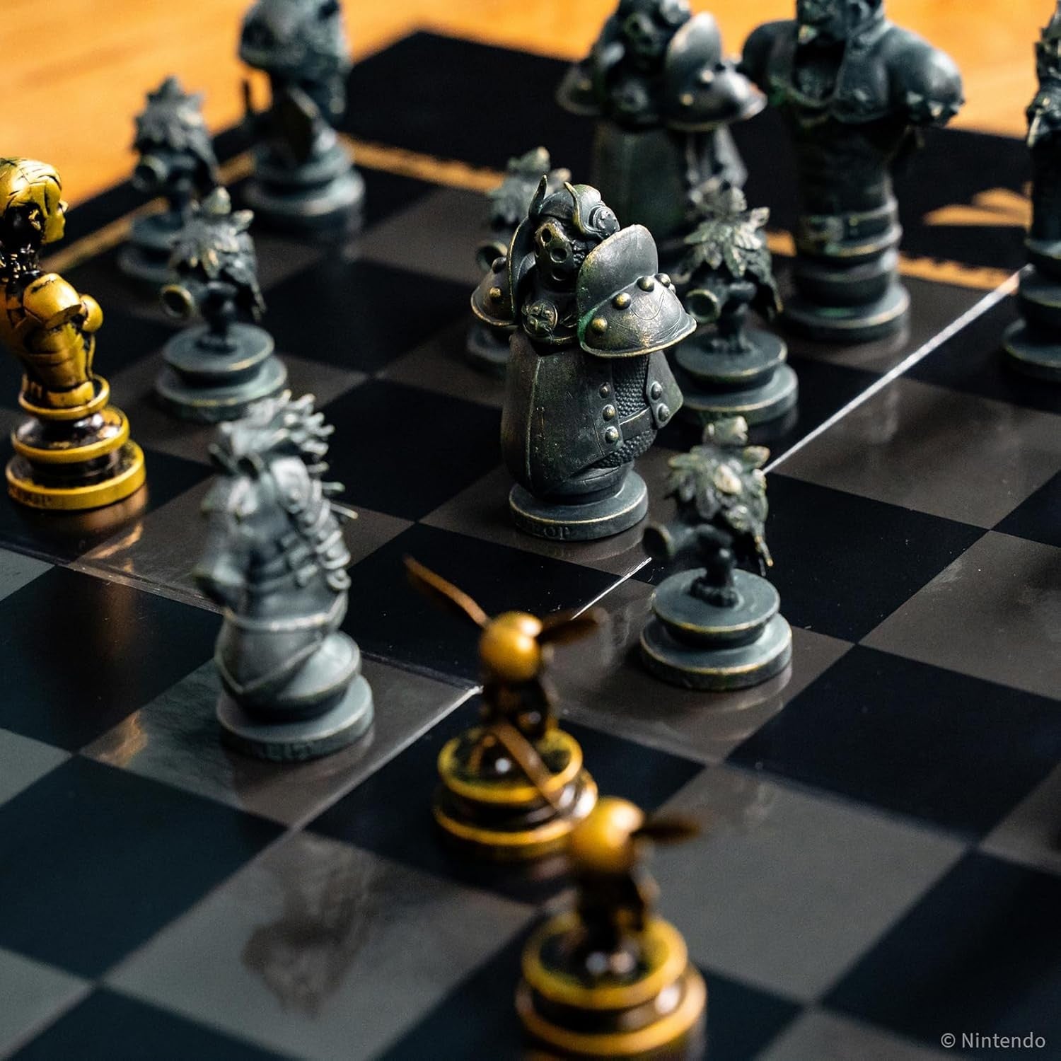 Luxury Zelda Style Fantasy Chess Set | Hero vs Villain Pieces | Collector Board
