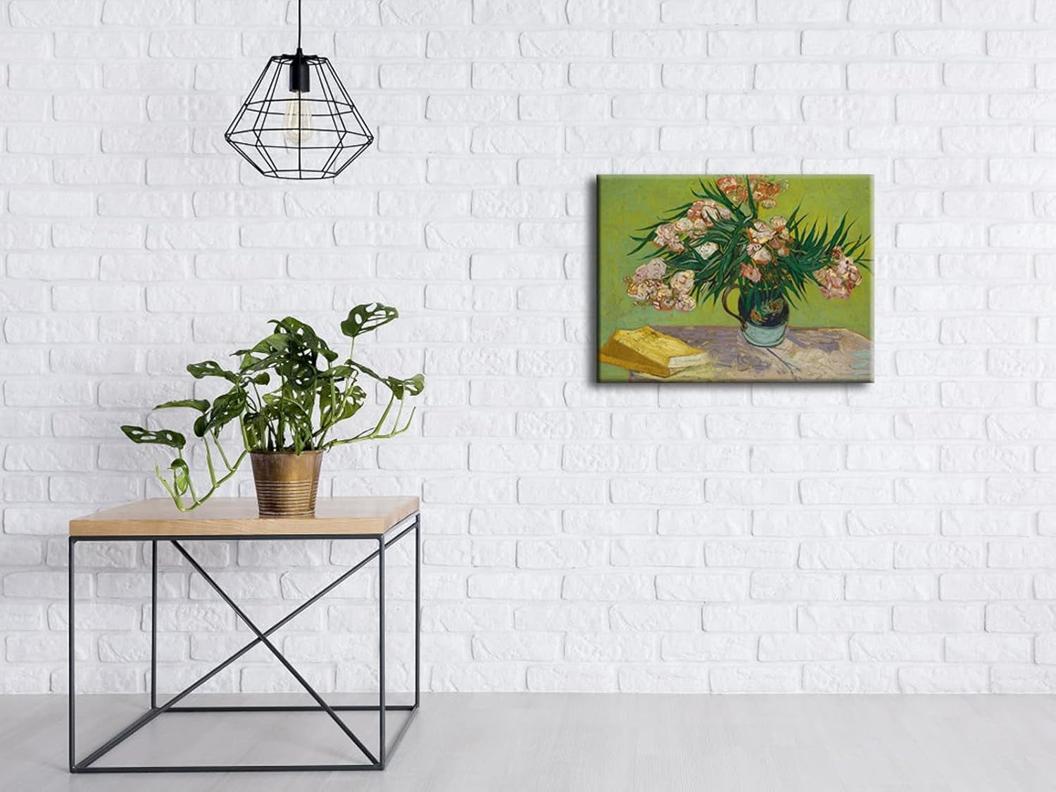 Van Gogh Oleanders Canvas Wall Art 40x30cm Framed Print