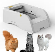 Self Cleaning Cat Litter Box Smart App Control Odor Free Auto Tray
