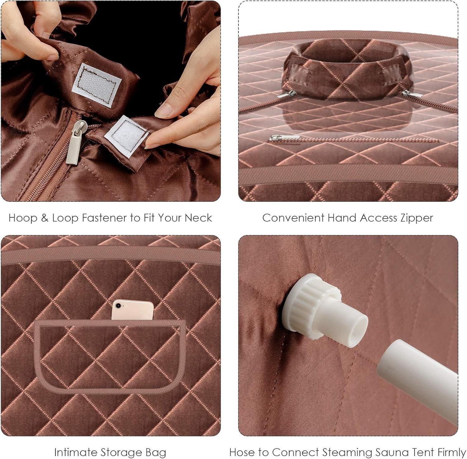 Portable Full Body Steam Sauna Tent – 3L Generator, Remote, Chair & Foot Roller