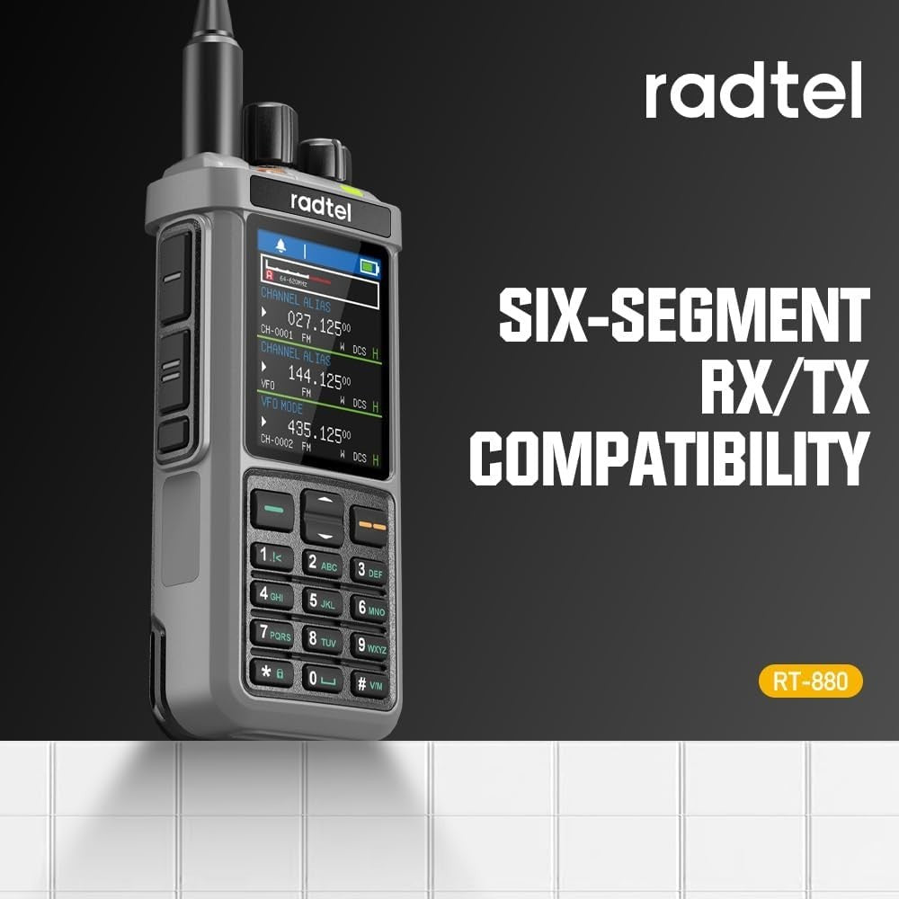 10W Dual Band Ham Radio 1024CH Cross Band Repeater Color Display