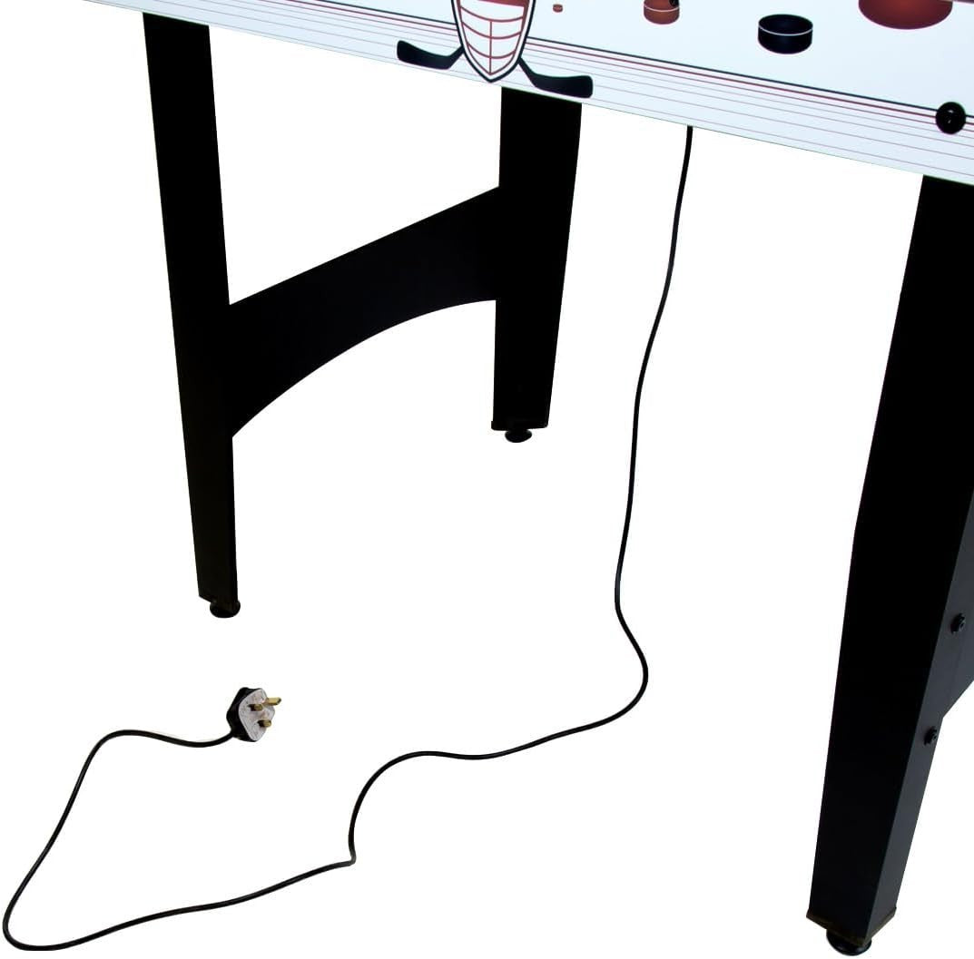 4ft Air Hockey Table 240V Powered Indoor Arcade Game Kids Adults