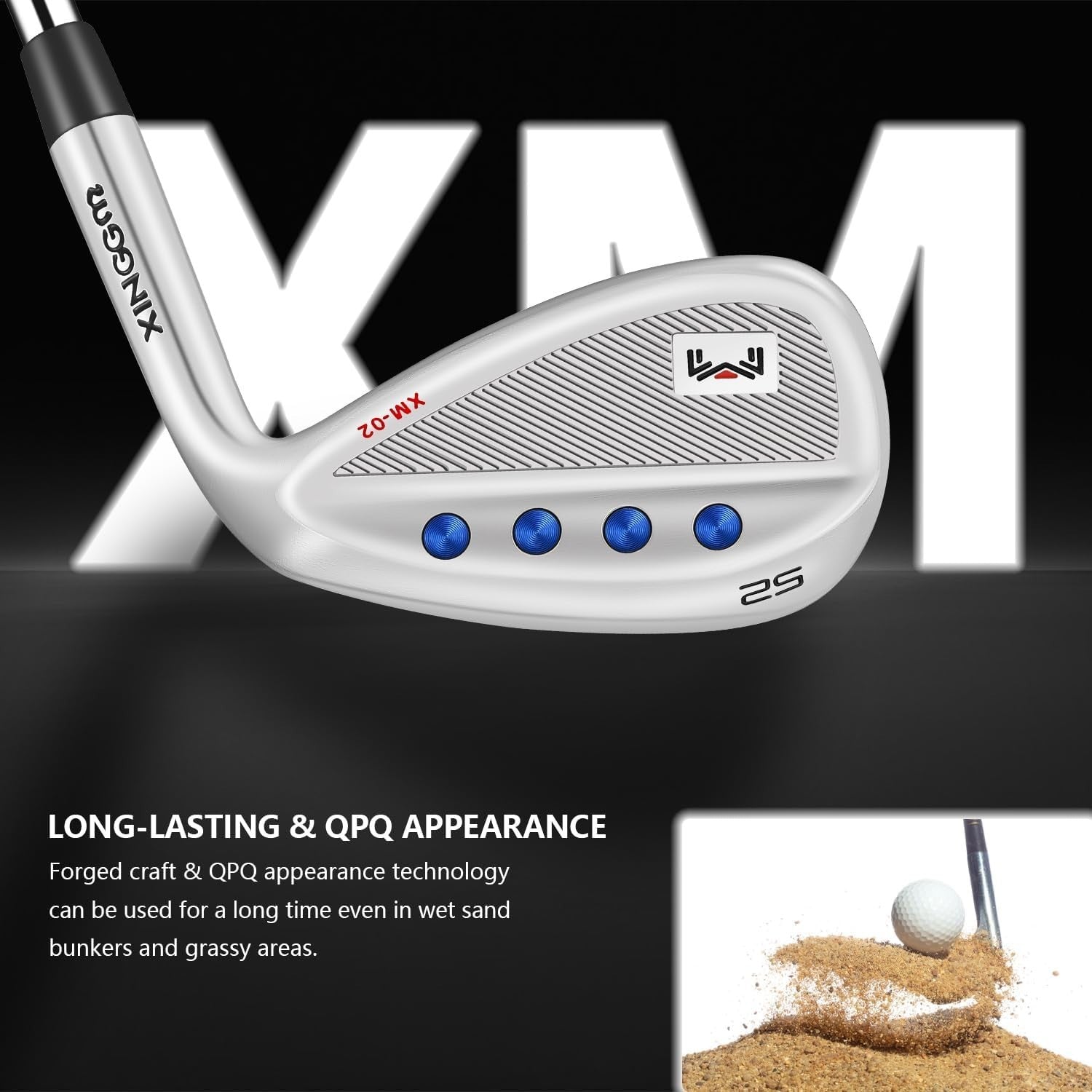 Mens Right Hand Forged Golf Wedge Set 50 54 58 Stiff Steel High Spin