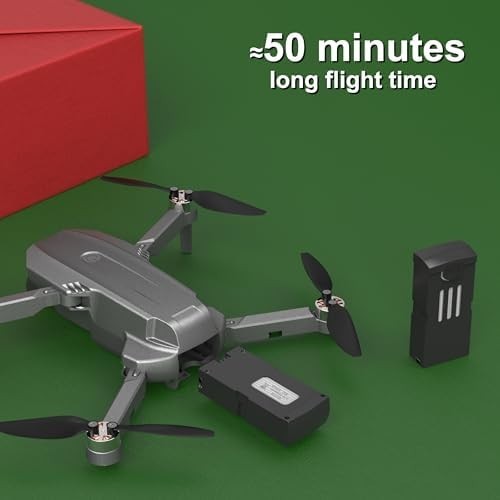 4K GPS Camera Drone Foldable Brushless Motor 50Min Flight Follow Me Quadcopter