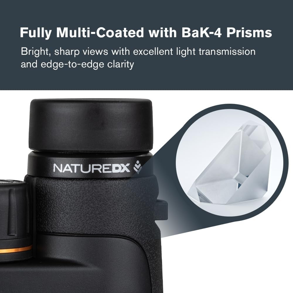 12x50 Waterproof HD Binoculars Long Range Birdwatching Outdoor Fog-Proof