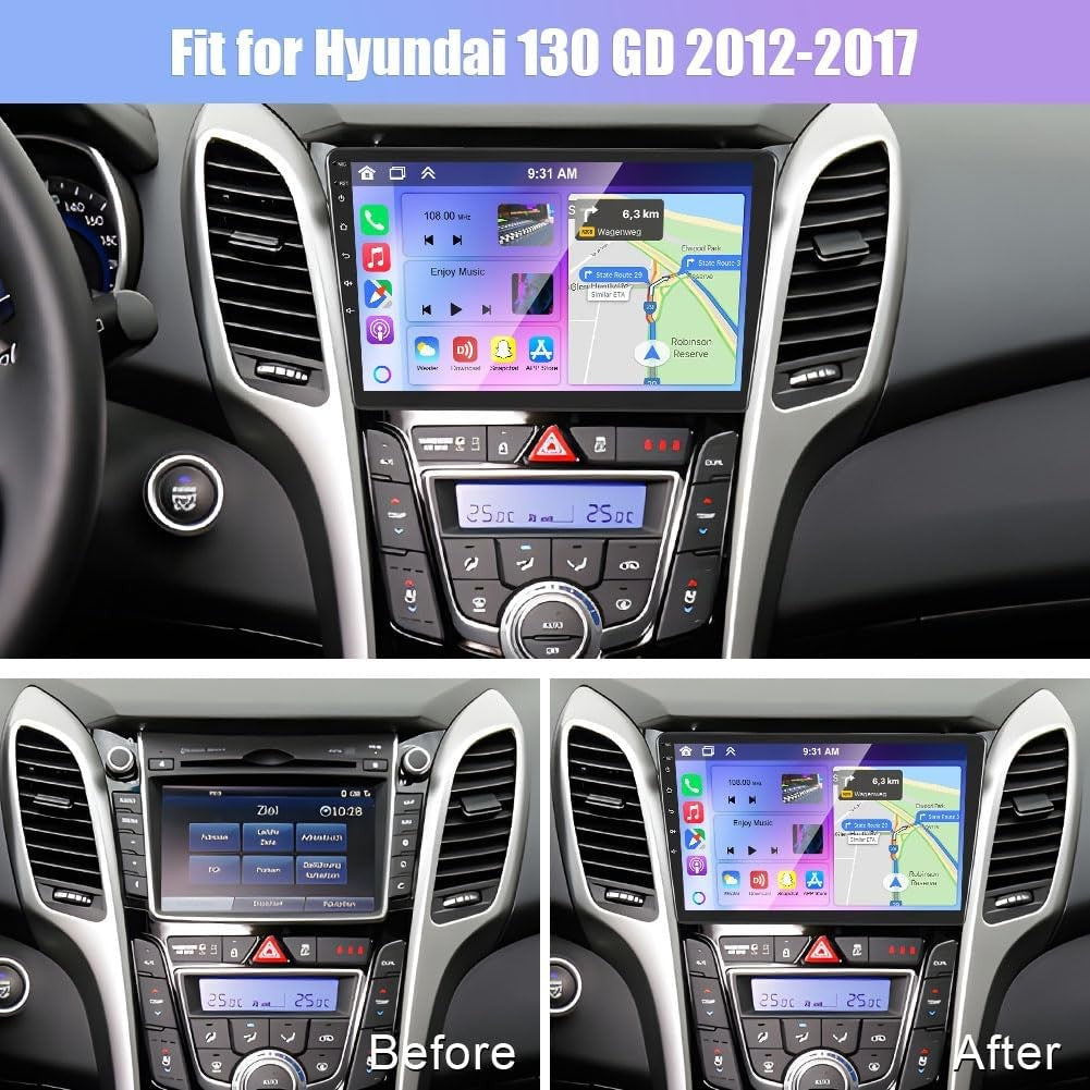 9" Android 13 Car Stereo 4G+64G CarPlay GPS Bluetooth