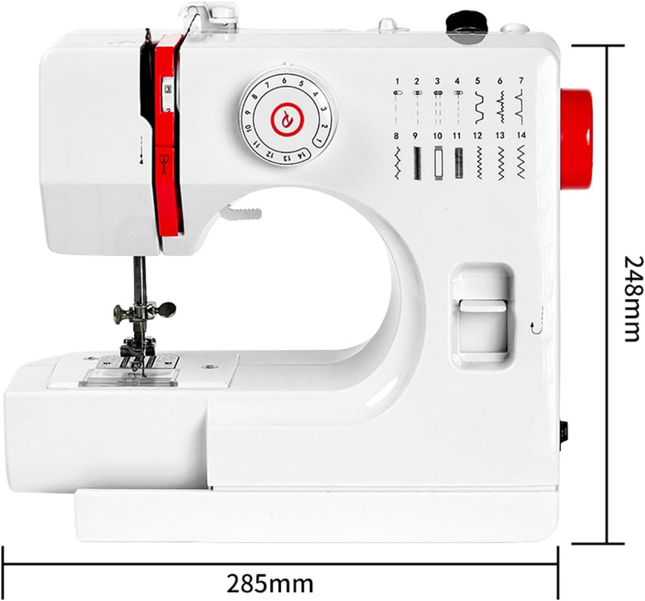 Mini Electric Sewing Machine 14 Stitch Portable Sewing Kit for Beginners
