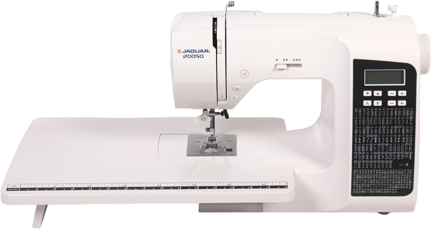 Computerised Sewing Machine 200 Stitches LCD Extension Table Kit