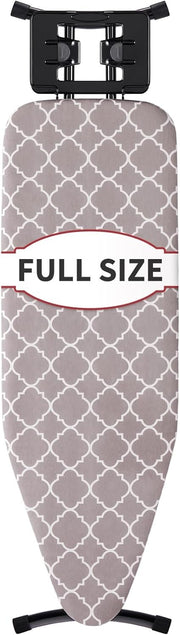 Full Size Ironing Board Large Wide Stable Adjustable Height Heat Resistant