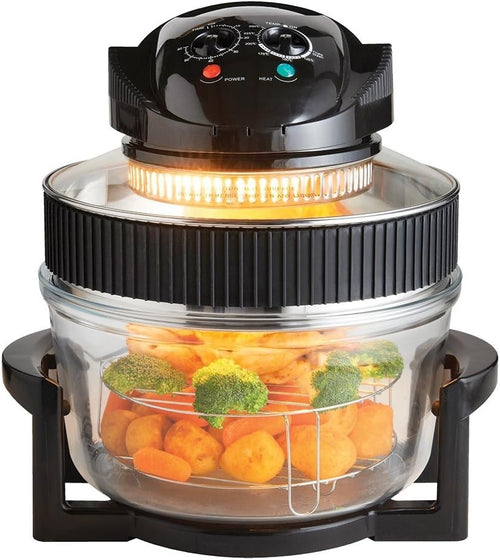 Halogen Air Fryer Oven 17L | Multi-Function, Self-Clean, Timer, Extender Ring