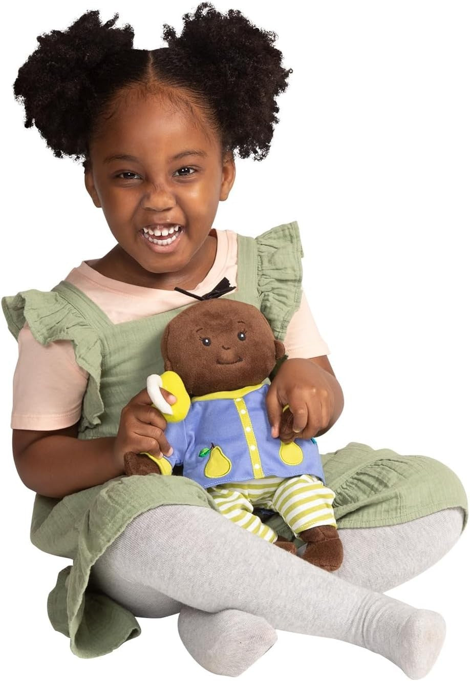 38cm Soft Baby Doll Magnetic Pacifier Removable Outfit First Friend Gift