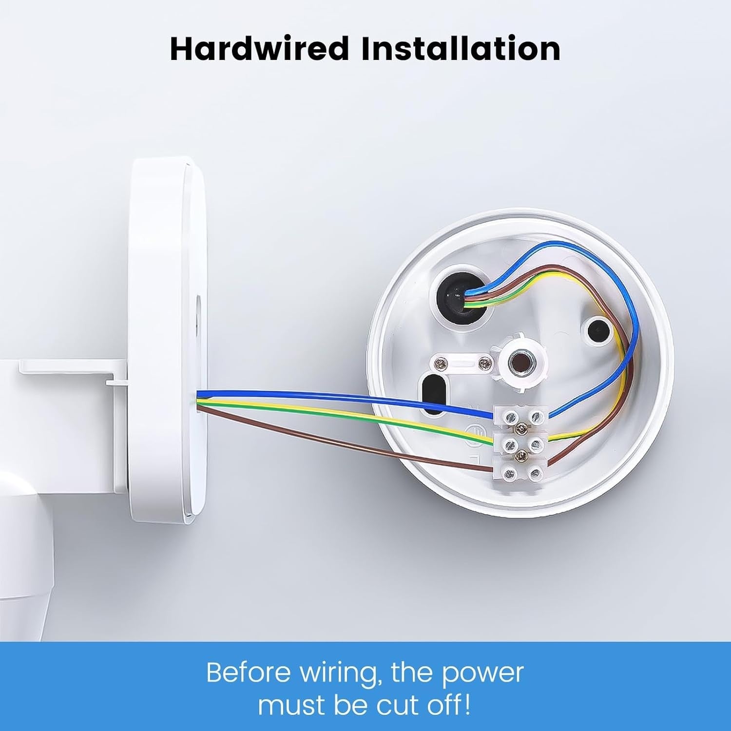 3K Floodlight Security Camera 360° PTZ 24/7 Recording WiFi CCTV