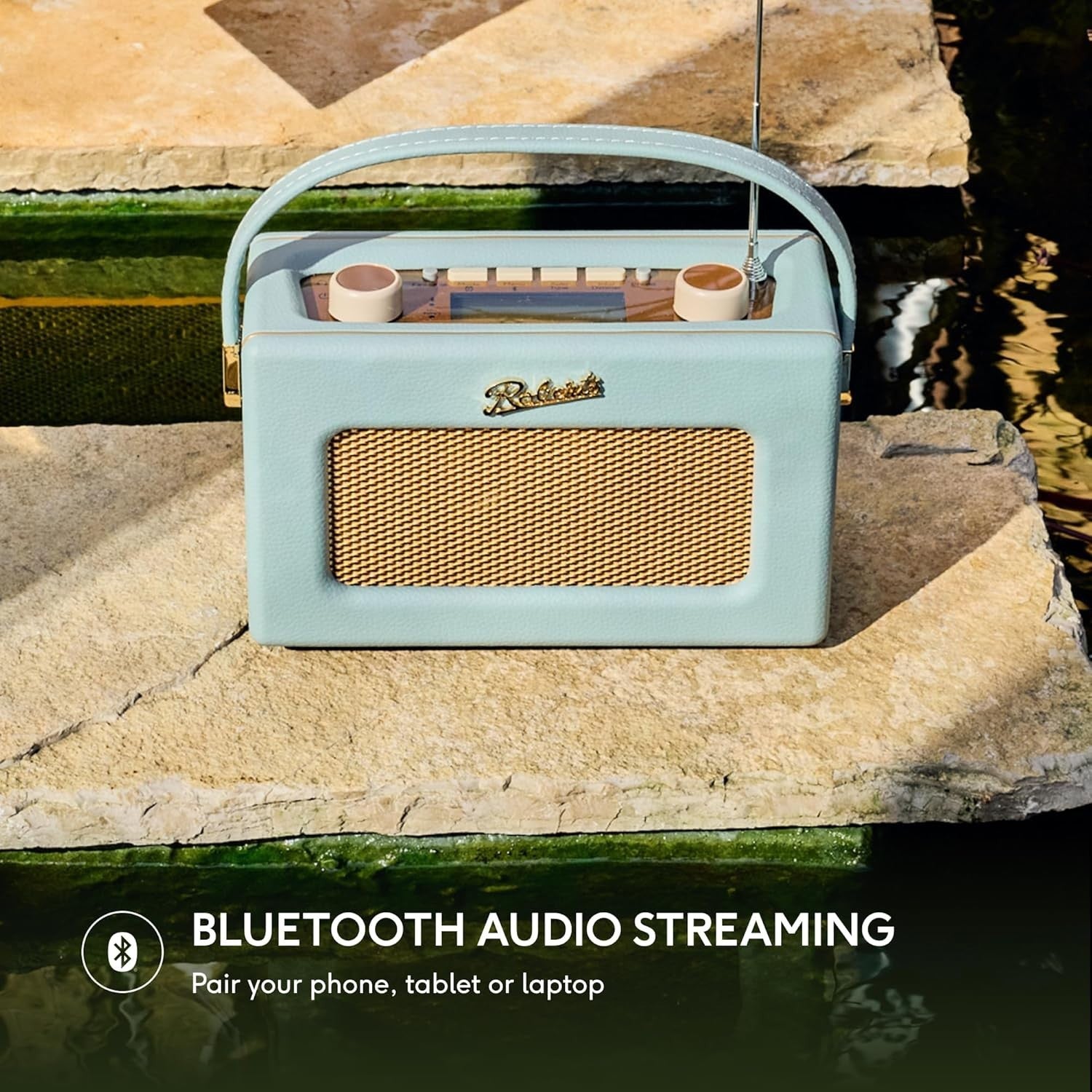 Portable DAB DAB+ FM Radio Bluetooth Retro Dove Egg