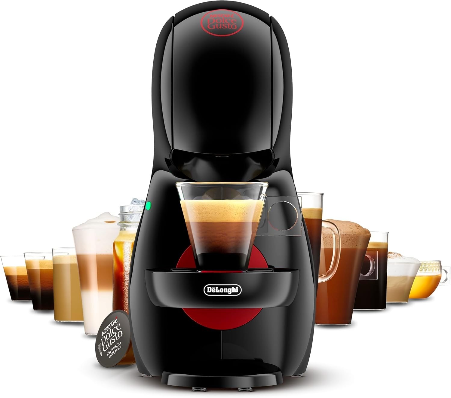 Compact Coffee Pod Machine | 15 Bar Pressure | Hot & Cold Drinks | Auto Shut Off