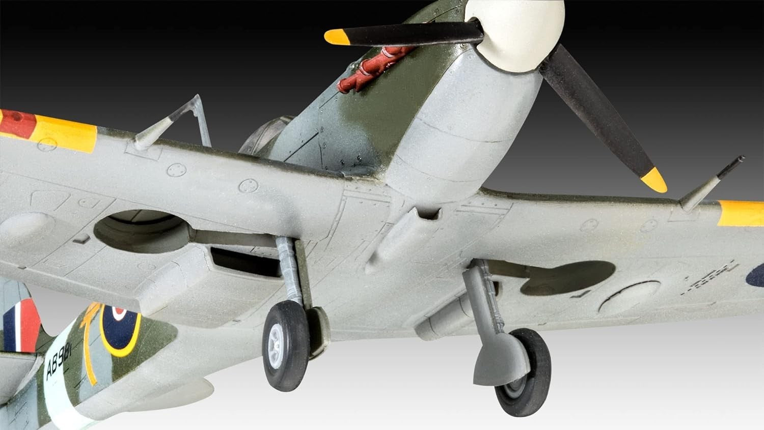 1:72 Scale Bf109G-10 & Spitfire Military Aircraft Model Kit Unpainted