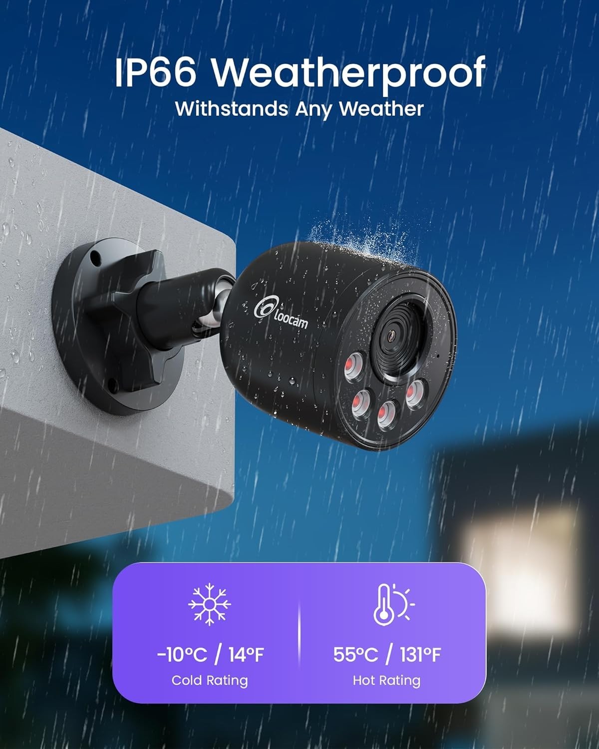 4K PoE CCTV Camera System 8CH NVR 2TB HDD 4 Cameras AI Detection