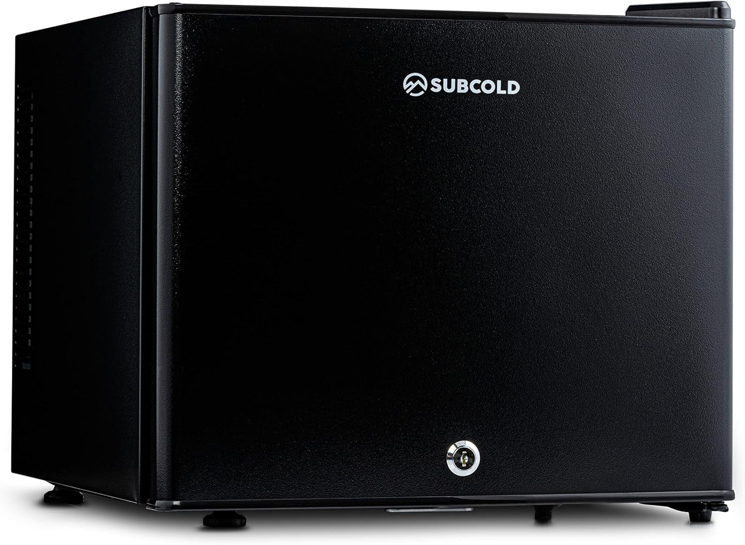 20L Mini Fridge Tabletop Frost Free Low Noise LED Lockable Black