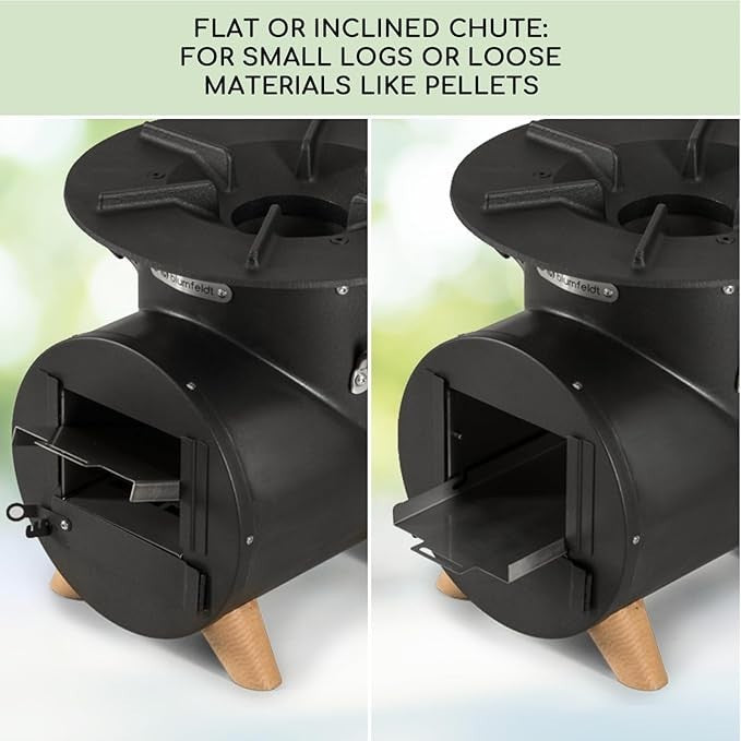 Outdoor Fire Pit with Grill Portable Wood Burning Bowl | Warmth & BBQ Cooking