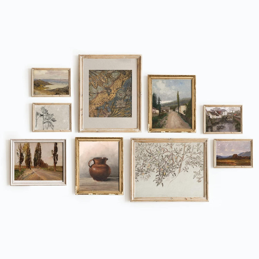 Set of 9 Vintage French Country Wall Art Prints 11x14 Unframed