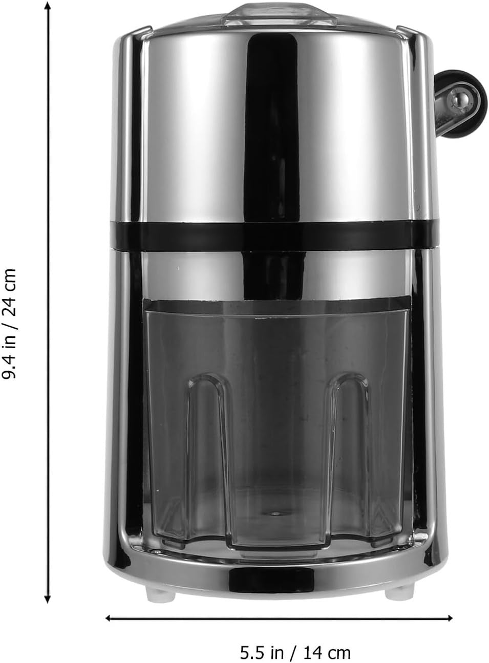 Manual Ice Crusher | Hand Crank Ice Shaver for Slushies Cocktails Smoothies
