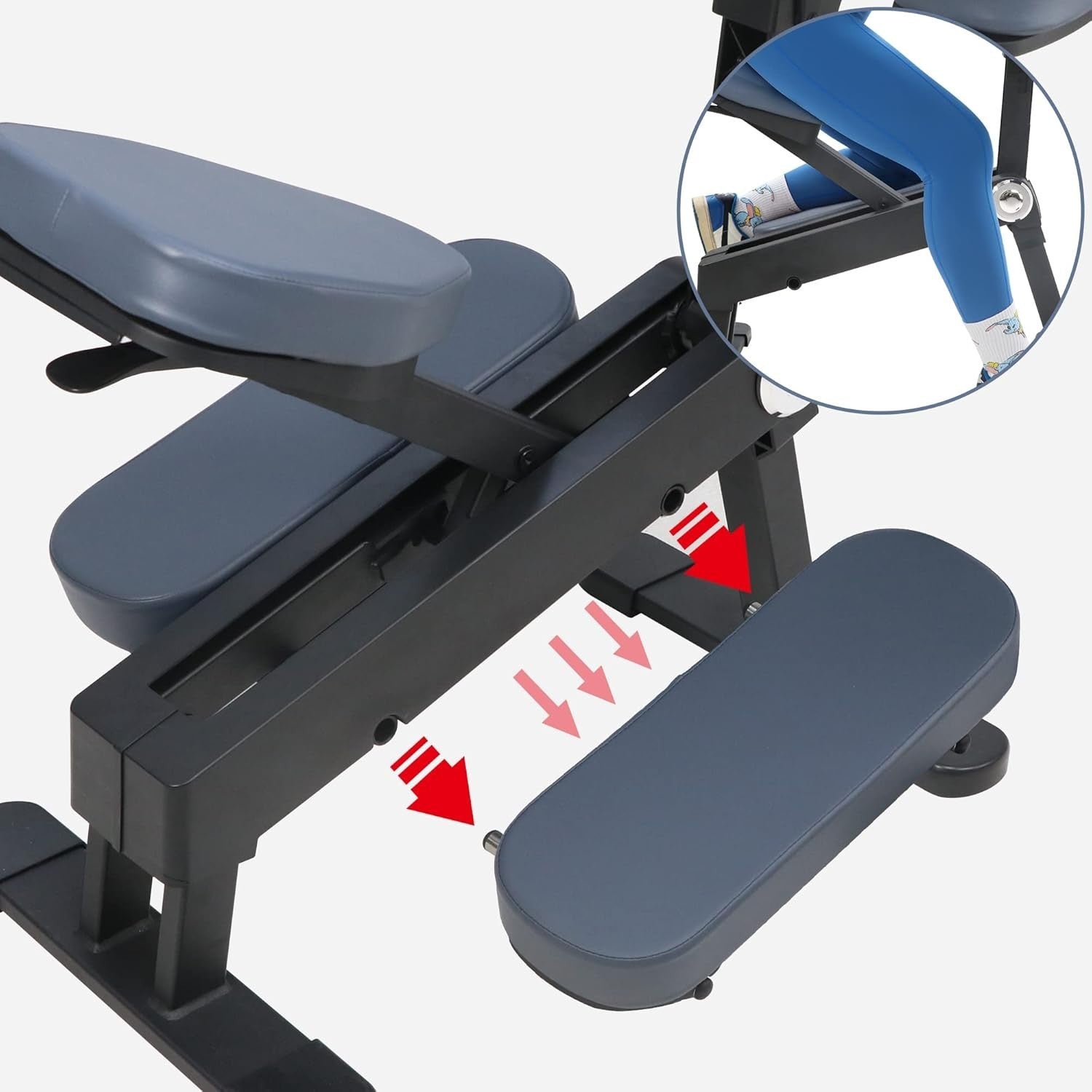 Portable Massage Chair Adjustable Lightweight Aluminum Tattoo Spa Therapy Blue