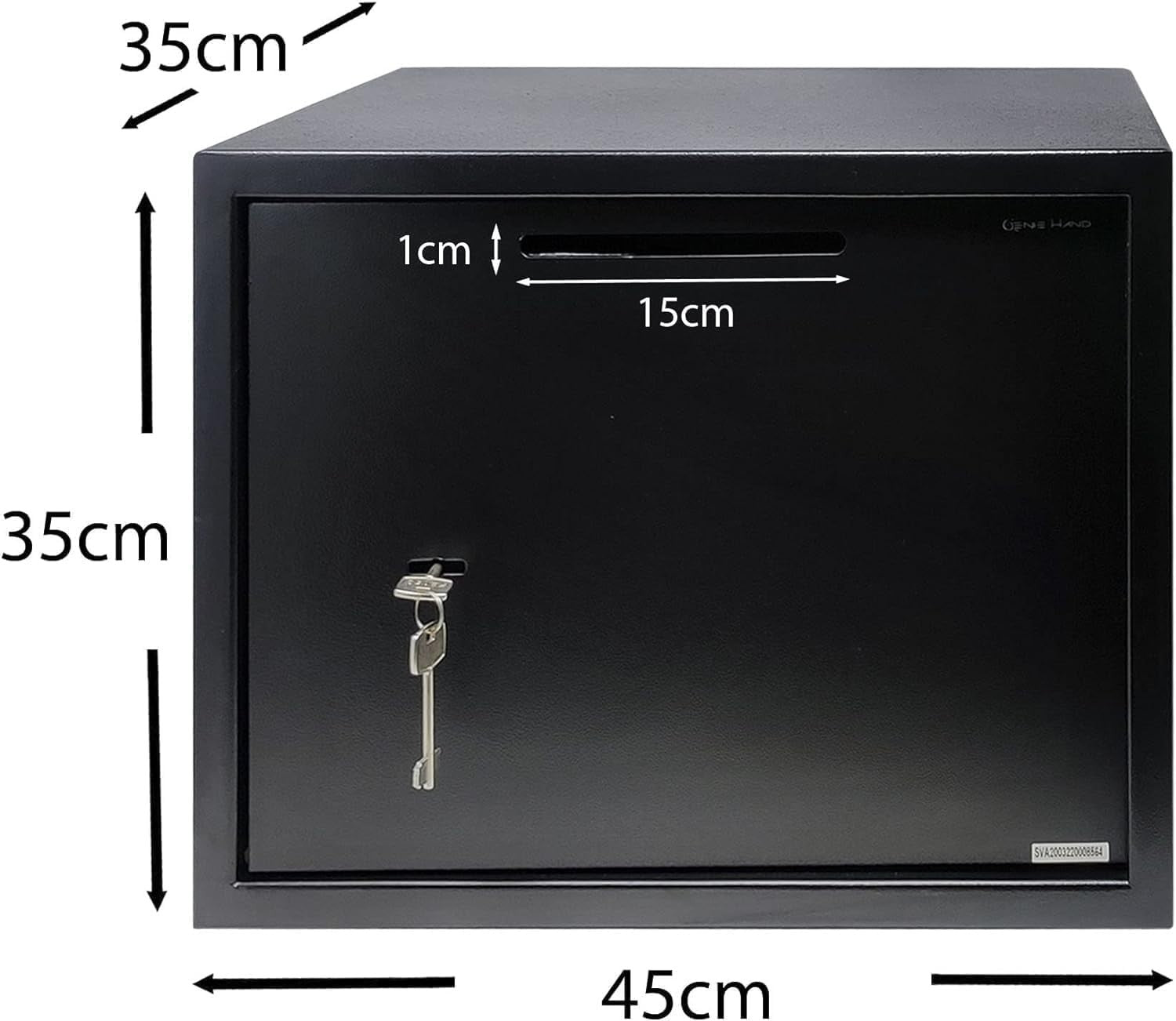 50L Depository Safe Box Anti Fishing Cash Drop Security Cabinet