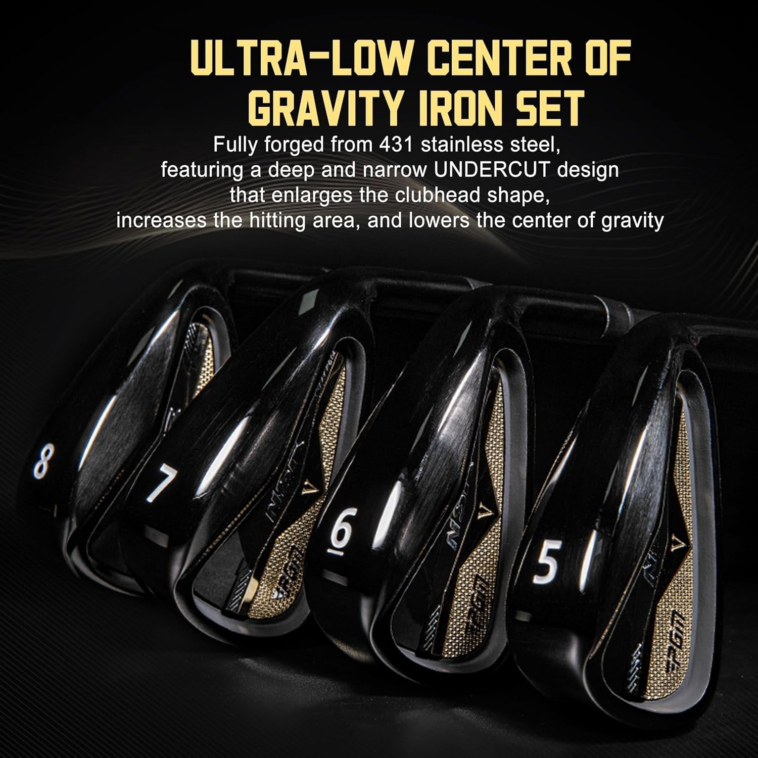 Mens Forged Iron Set 5-PW SW Right Hand Regular Flex Graphite Shafts
