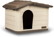 Weatherproof Plastic Pet House for Dogs Cats Rabbits Indoor Outdoor Shelter