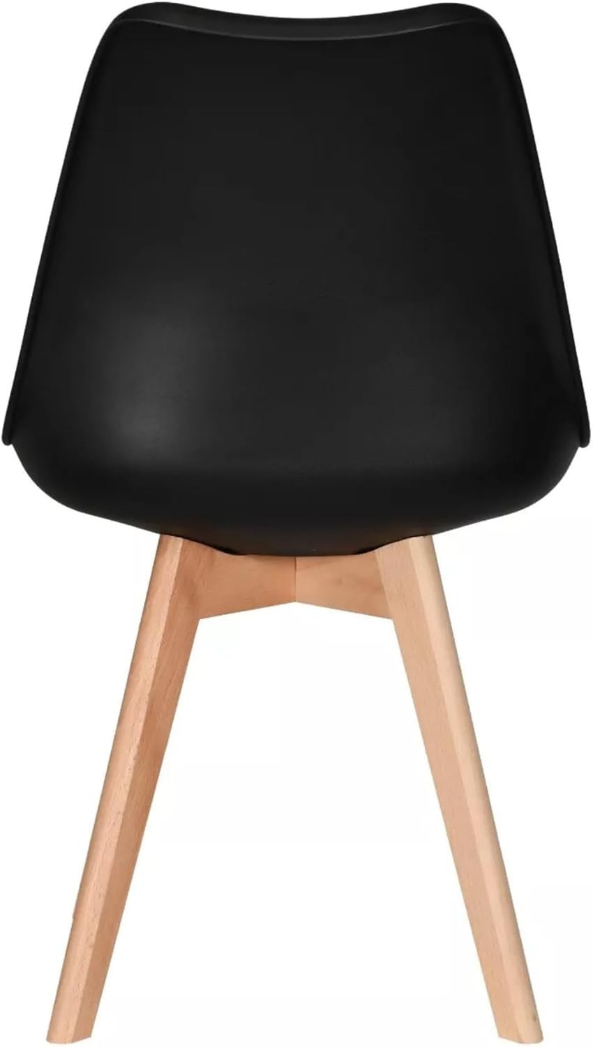 4-Seater Wooden Dining Table Set with PU Cushioned Seating
