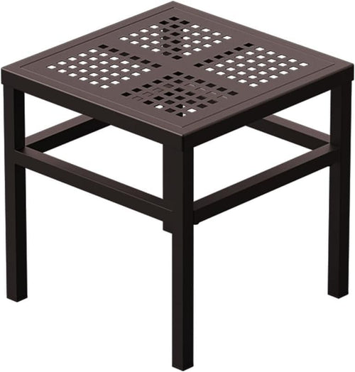 Heavy Duty Brown Metal Plant Stand Indoor Outdoor Rust Proof Flower Pot Table
