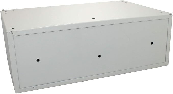 Lockable Wall Mounted Post Box Secure Mailbox for Flats | White | C4 Size