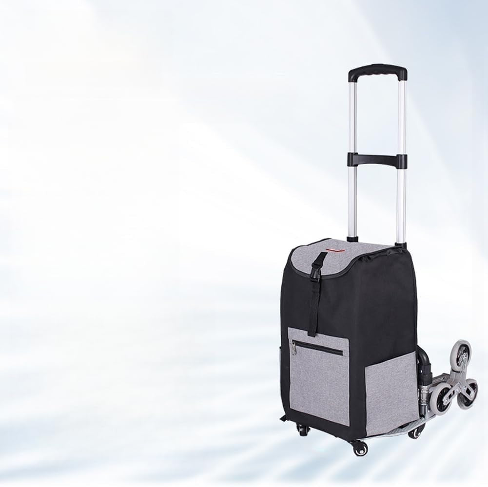 Stair Climbing Hand Truck 330lb Folding Trolley 10 Wheels Adjustable Handle