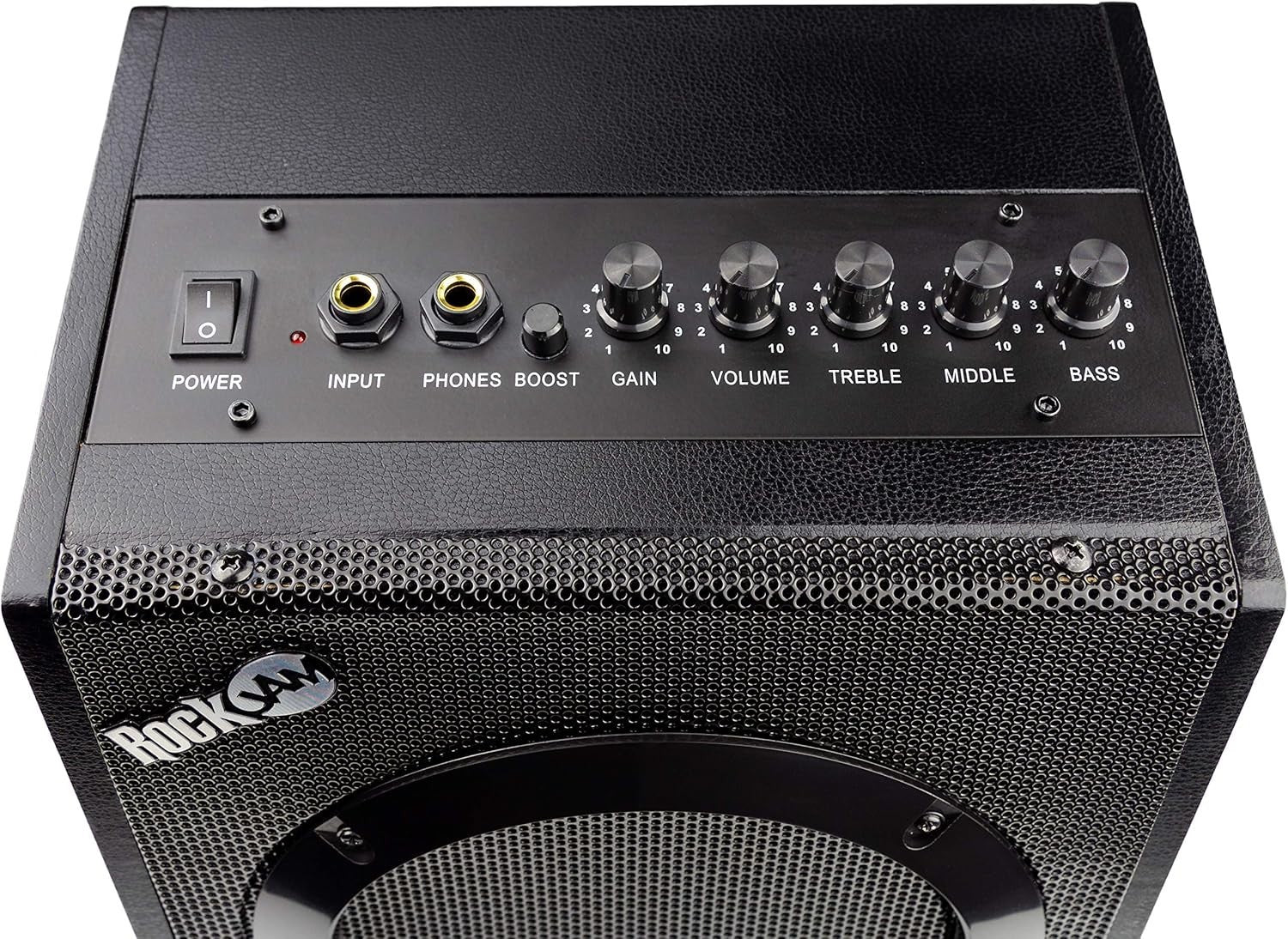 20W Electric Guitar Amp Overdrive Gain 3-Band EQ Headphone Output