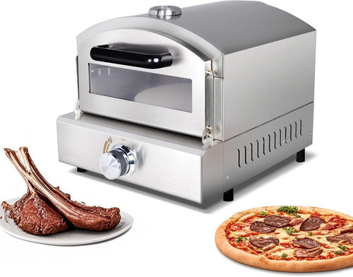 Commercial Gas Pizza Oven Stainless Steel Rapid Heating Grill