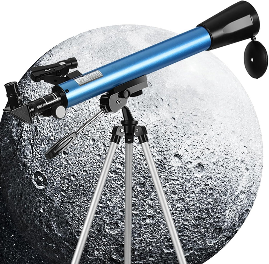Telescope for Kids Beginners 50mm Aperture Multi-Coated Red Dot Finder