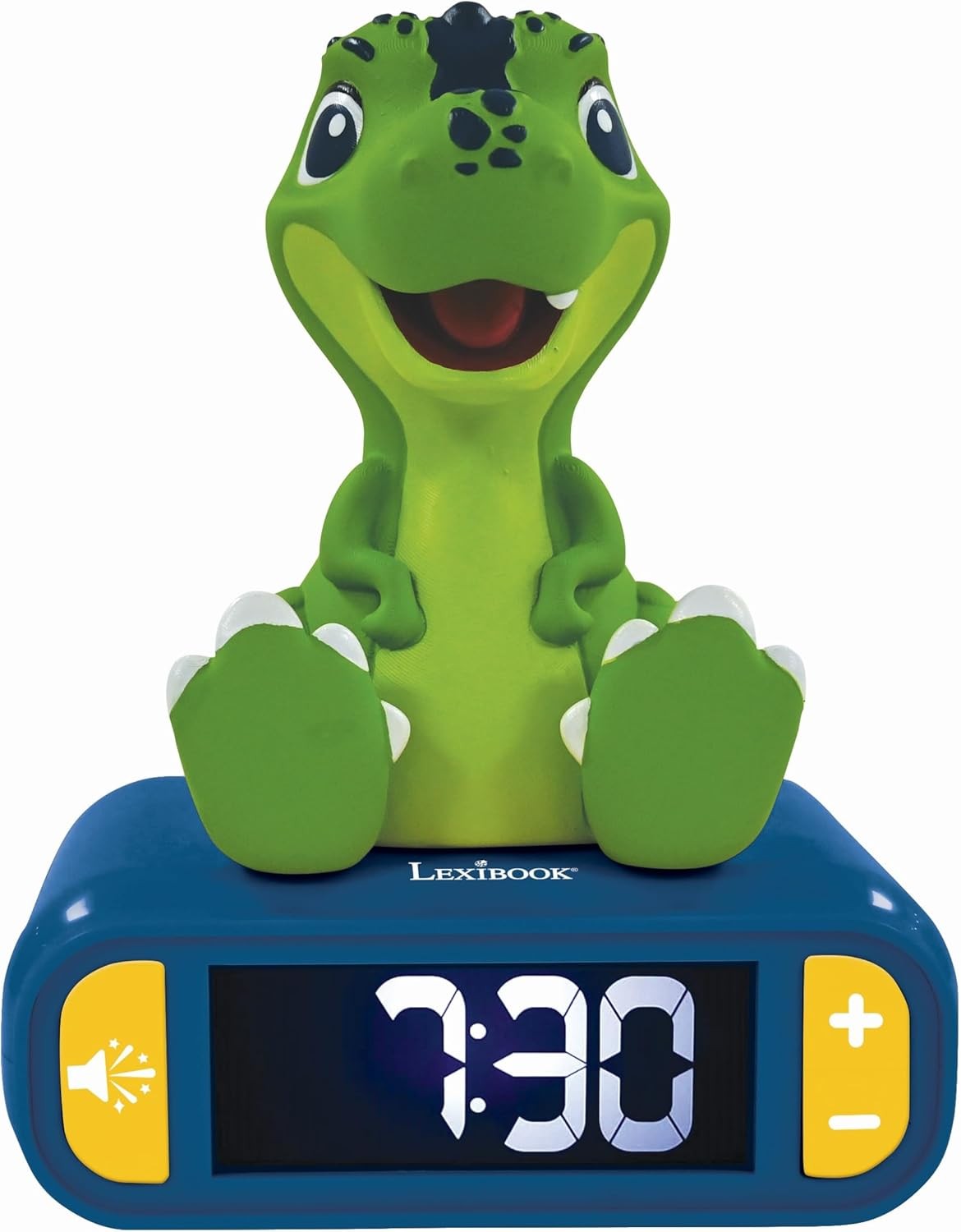 Kids Dinosaur Alarm Clock Night Light LED Display Snooze Bedroom