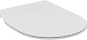 Connect Toilet Seat White Flat Durable Duroplast Stainless Hinges