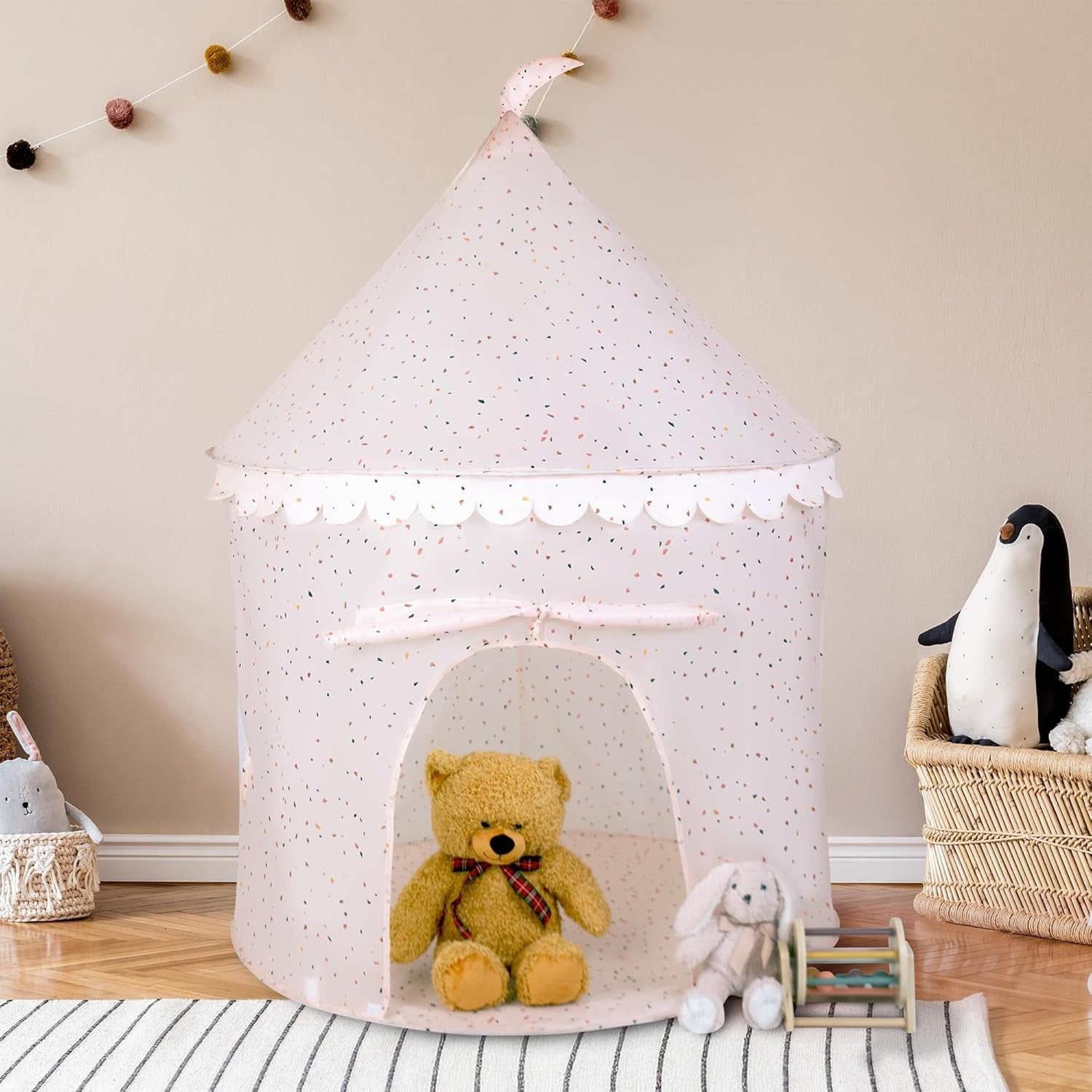 Kids Pop Up Play Tent Tunnel Set Indoor Outdoor Play Den Toddler