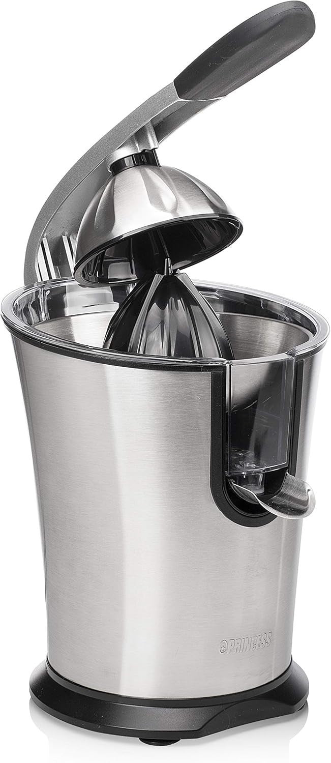 Electric Citrus Press Lever Juicer Stainless Steel Quiet Motor Drip Stop